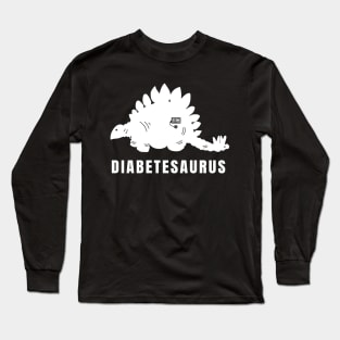 Funny Dinosaur Humor: Diabetesaurus Long Sleeve T-Shirt